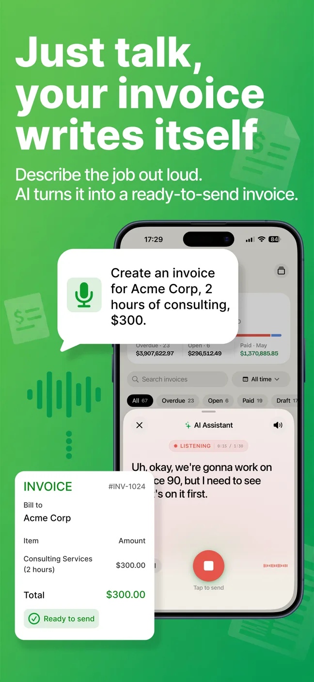 invoice-shots screen 3