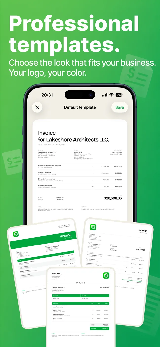 invoice-shots screen 4
